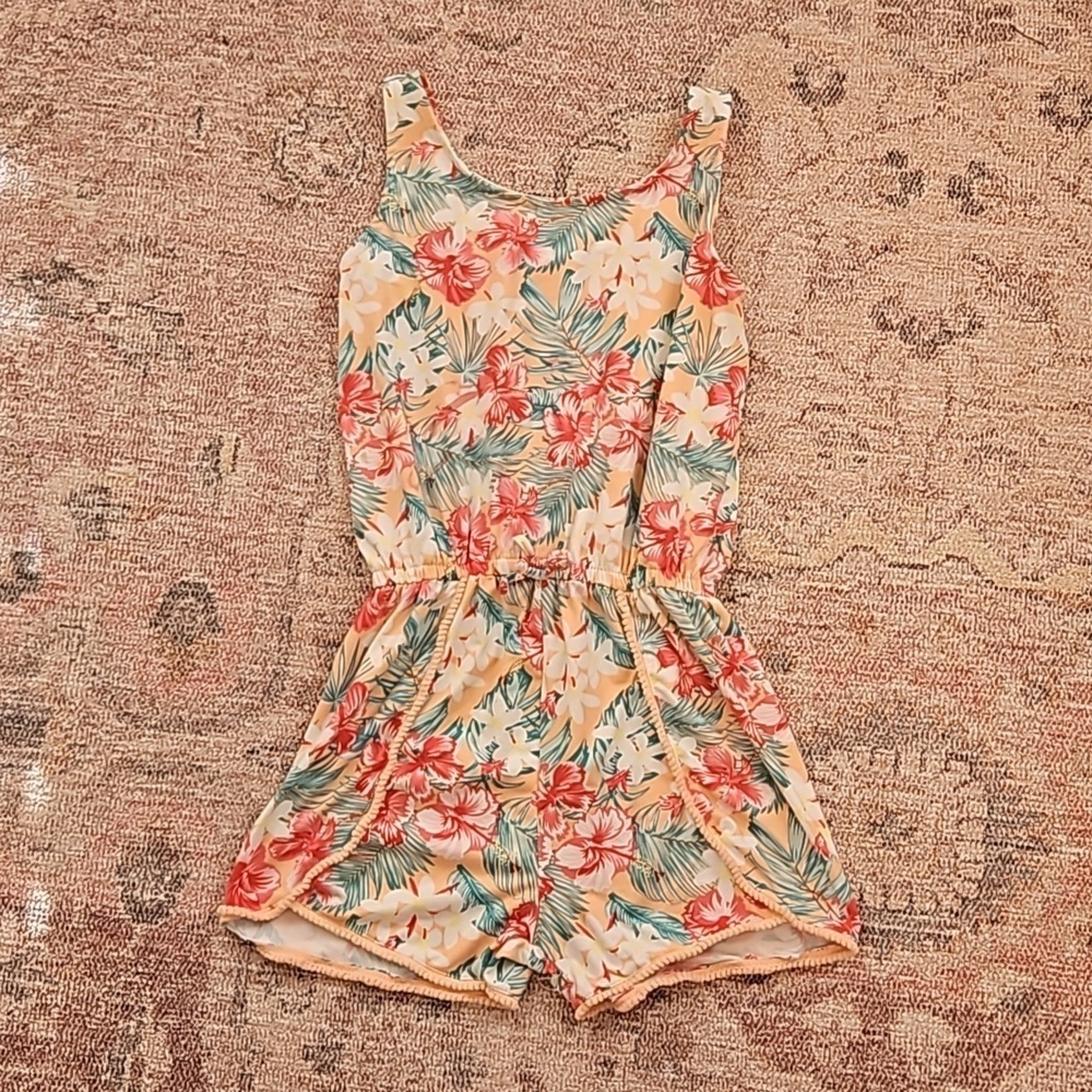 Bobbie Brooks For Girls Tropical Shorts Romper